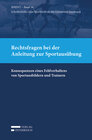 Buchcover Rechtsfragen bei der Anleitung zur Sportausübung
