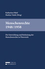 Buchcover Menschenrechte 1948/1958