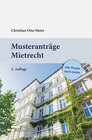 Buchcover Musteranträge Mietrecht