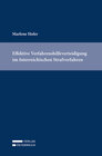 Buchcover Effektive Verfahrenshilfe-Verteidigung im Österreichischen Strafverfahren