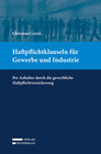 Buchcover Haftpflichtklauseln für Gewerbe und Industrie