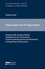 Buchcover Datenschutz bei den Zivilgerichten