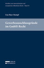 Buchcover Gewerbeausschlussgründe im GmbH-Recht