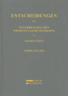 Buchcover Entscheidungen des Österreichischen Obersten Gerichtshofes in Strafsachen
