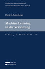 Buchcover Machine Learning in der Verwaltung