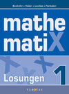 Buchcover Mathematix 1. Lösungen