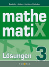 Buchcover Mathematix 3. Lösungen