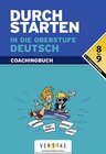 Buchcover Durchstarten in die Oberstufe Deutsch