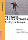 Buchcover Verkaufspräsentationen - Selling to groups