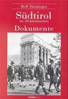 Buchcover Südtirol im 20. Jahrhundert. Dokumente