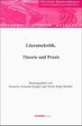 Buchcover Literaturkritik. Theorie und Praxis