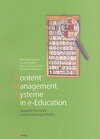 Buchcover Content Management Systeme in e-Education