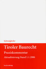 Buchcover Tiroler Baurecht Praxiskommentar