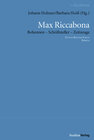 Buchcover Max Riccabona