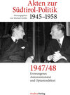 Buchcover Akten zur Südtirol-Politik 1945–1958