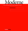 Buchcover Moderne. Kulturwissenschaftliches Jahrbuch 3 (2007)