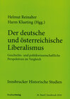 Buchcover Der deutsche und österreichische Liberalismus