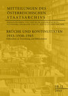 Buchcover Brüche und Kontinuitäten 1933–1938–1945
