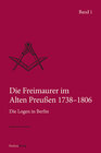 Buchcover Die Freimaurer im Alten Preußen 1738–1806