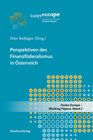 Buchcover Perspektiven des Finanzföderalismus in Österreich