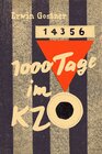 Buchcover 1000 Tage im KZ