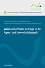 Buchcover Zeitschrift für agrar- und umweltpädagogische Forschung 2