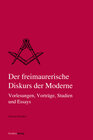 Buchcover Der freimaurerische Diskurs der Moderne
