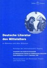 Buchcover Deutsche Literatur des Mittelalters in Böhmen und über Böhmen