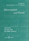 Buchcover Beharrsamkeit und Wandel