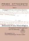 Buchcover Belliniana et alia Musicologica