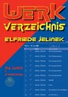 Buchcover Werkverzeichnis Elfriede Jelinek