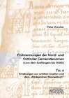 Buchcover Frühnennungen der Nord- und Osttiroler Gemeindenamen. Von den Anfängen bis 1500 / Frühnennungen der Nord- und Osttiroler