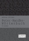 Buchcover Peter-Handke-Wörterbuch