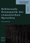 Buchcover Erklärende Grammatik der romanischen Sprachen