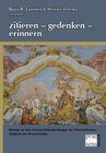 Buchcover zitieren – gedenken – erinnern