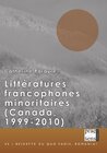 Buchcover Littératures francophones minoritaires (Canada, 1999-2010)