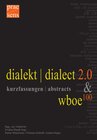 Buchcover dialekt | dialect 2.0 & wboe100. kurzfassungen | abstracts