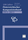 Buchcover 100 Jahre Österreichischer Komponistenbund 1913-2013