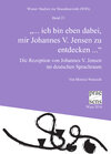 Buchcover „... ich bin eben dabei, mir Johannes V. Jensen zu entdecken ...“