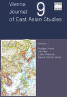 Buchcover Vienna Journal of East Asian Studies