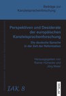 Buchcover Perspektiven und Desiderate der europäischen Kanzleisprachenforschung