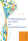 Buchcover (Fehl)Funktionen von MITS im Niederländischen