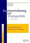 Buchcover Kostenrechnung und Preispolitik