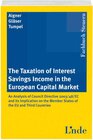 Buchcover The Taxation of Interest Savings Income in the European Capital Market