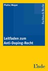 Buchcover Leitfaden zum Anti-Doping-Recht