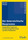 Buchcover Der österreichische Bauprozess