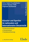 Buchcover Künstler und Sportler im nationalen und internationalen Steuerrecht