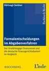 Buchcover Formalentscheidungen im Abgabenverfahren