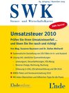 Buchcover SWK-Spezial Umsatzsteuer 2010