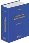Buchcover Sammlung des Wiener Baurechts